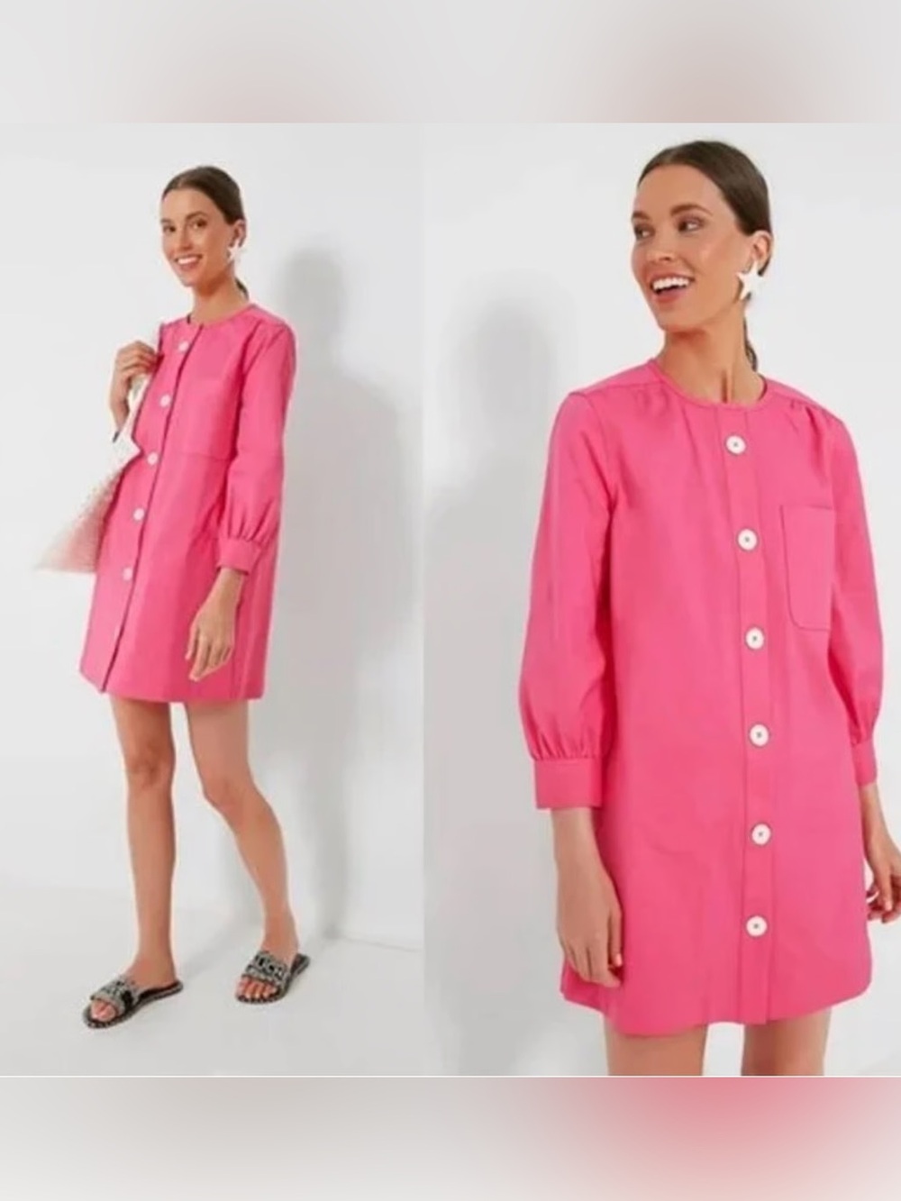 TUCKERNUCK Blake Dress Pink Size Medium